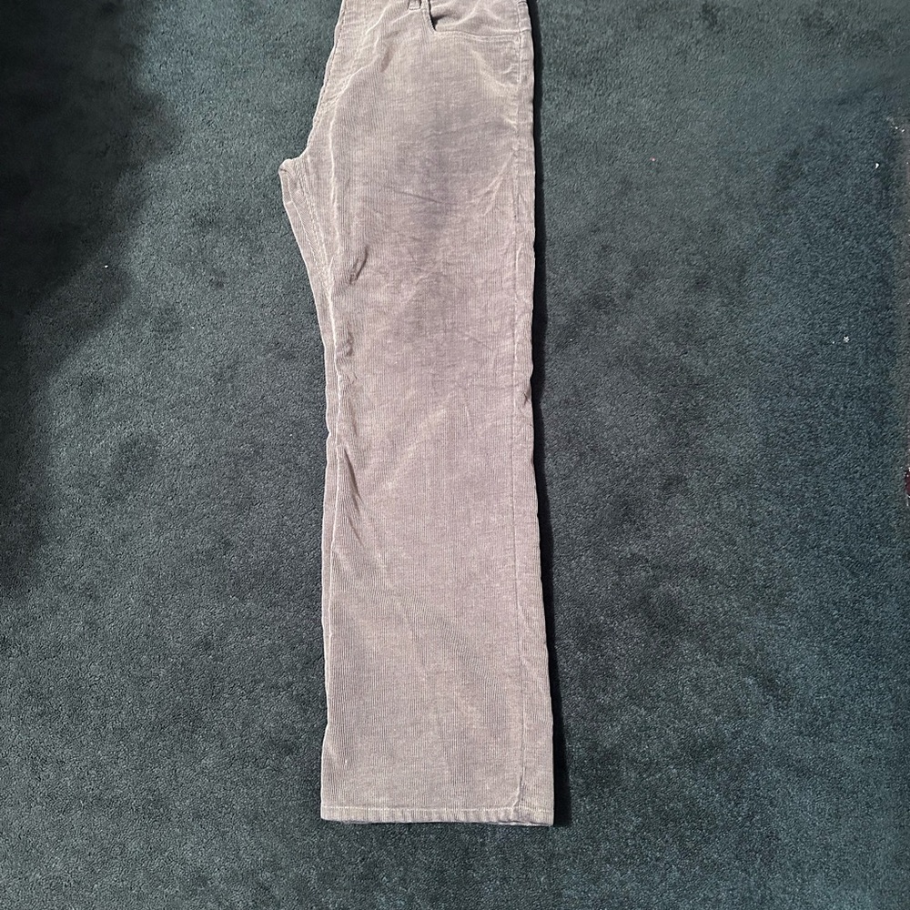 Men's Corduroy Pants in Light Gray
